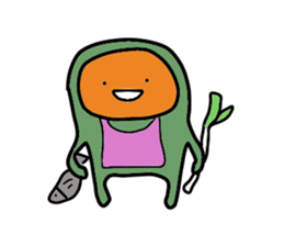 Daily life of green. sticker #4809072