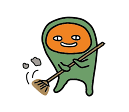 Daily life of green. sticker #4809075