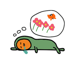 Daily life of green. sticker #4809077