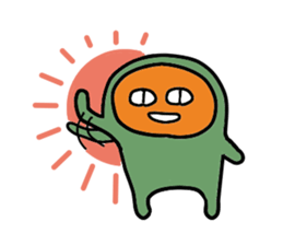 Daily life of green. sticker #4809078