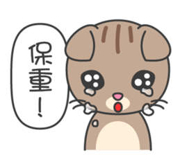 Fugui xiao mao set 3 sticker #4809155