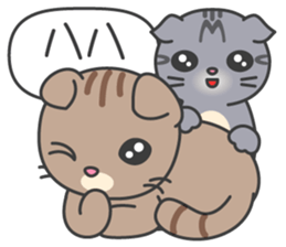 Fugui xiao mao set 3 sticker #4809159