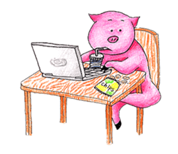 Annie the Piglet sticker #4809229