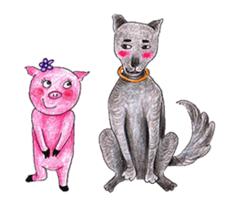 Annie the Piglet sticker #4809230