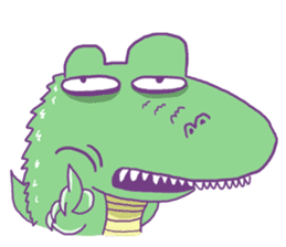 crocodile and I sticker #4809369