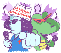 crocodile and I sticker #4809381