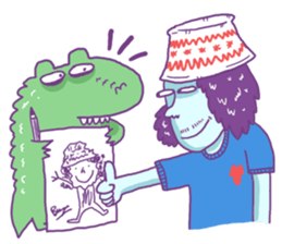 crocodile and I sticker #4809397