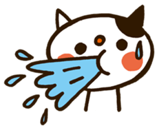 Powaneko-Daily conversation sticker #4809502