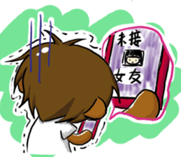 chen chen monkey sticker #4809846