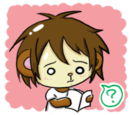 chen chen monkey sticker #4809848