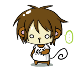 chen chen monkey sticker #4809850