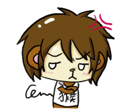 chen chen monkey sticker #4809863