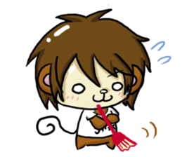 chen chen monkey sticker #4809869