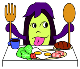 NEW ARRIVAL EGGPLANTS sticker #4810360