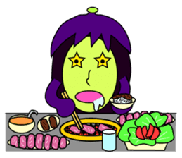 NEW ARRIVAL EGGPLANTS sticker #4810363