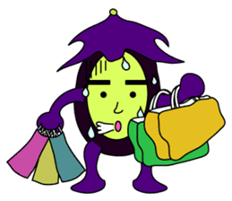 NEW ARRIVAL EGGPLANTS sticker #4810382