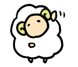 Of the sheep moco sticker #4810486