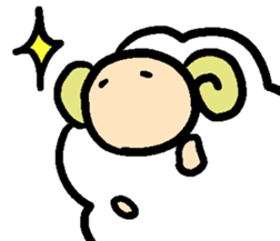 Of the sheep moco sticker #4810490