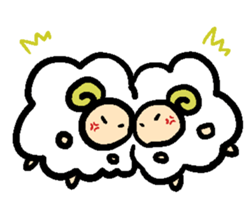 Of the sheep moco sticker #4810493