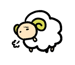 Of the sheep moco sticker #4810494