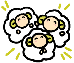 Of the sheep moco sticker #4810497