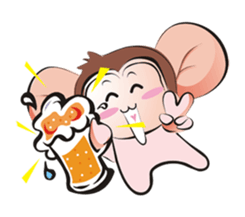 Saruhaha & Saru sticker #4810781