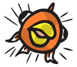 Front goldfish "Mr. Omedeka" sticker #4810908