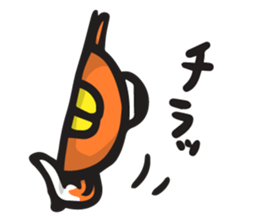 Front goldfish "Mr. Omedeka" sticker #4810910