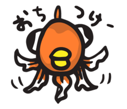 Front goldfish "Mr. Omedeka" sticker #4810916