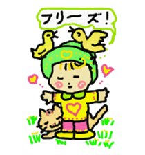 Baby and cat part6 sticker #4811635