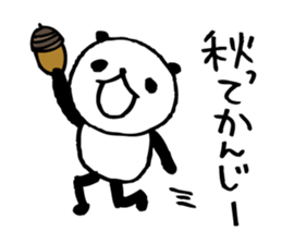 Every day of a panda in October sticker #4812000