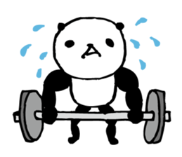 Every day of a panda in October sticker #4812001