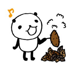 Every day of a panda in October sticker #4812006