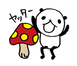 Every day of a panda in October sticker #4812009