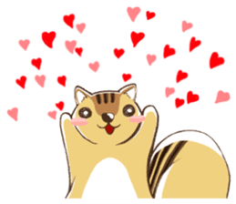 Every day, chipmunk!~Follow your heart sticker #4812203