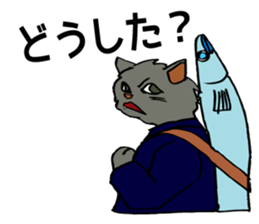 The cats are in trouble with love. sticker #4812302