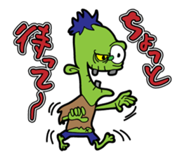 Funny MONSTER'S sticker #4812440