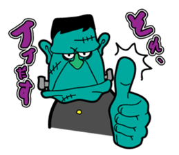 Funny MONSTER'S sticker #4812448