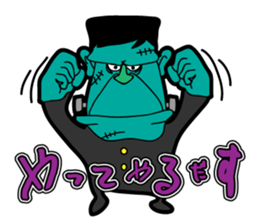 Funny MONSTER'S sticker #4812450