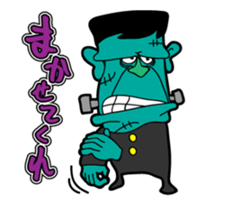 Funny MONSTER'S sticker #4812452