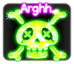 Glowing Stickers (Best With Black Theme) sticker #4812764