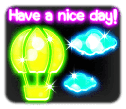 Glowing Stickers (Best With Black Theme) sticker #4812783