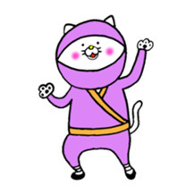 Sukiyaki Cat (Ninjya ver.) sticker #4812960