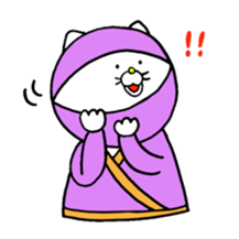 Sukiyaki Cat (Ninjya ver.) sticker #4812981