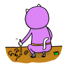 Sukiyaki Cat (Ninjya ver.) sticker #4812996