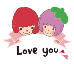 Berry Doll and her friends sticker #4813434