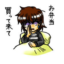 Pregnant woman daily life sticker sticker #4814362