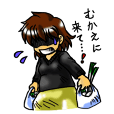 Pregnant woman daily life sticker sticker #4814366