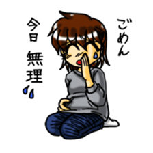 Pregnant woman daily life sticker sticker #4814377