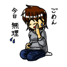 Pregnant woman daily life sticker sticker #4814377